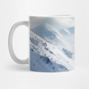 Winter Mountains Serene Landscape Mug